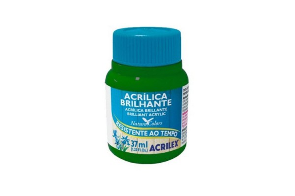 TINTA ACRILICA BRILHANTE ACRILEX  37ML VERDE MUSGO  